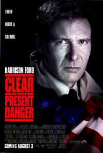 Clear and Present Danger Script (1994) (PDF Download) 3. Patriot Games Script (1992) (Dialogue Transcript) 4. The Hunt for Red October Script (1990) - Clear-and-Present-Danger-Posters-202x300